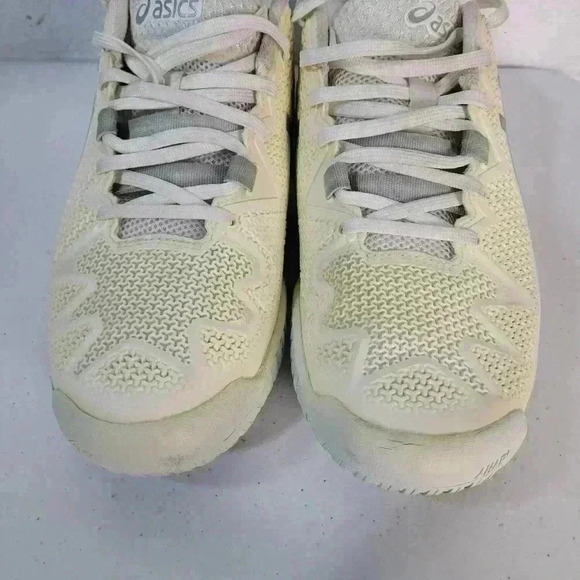 Size 8.5 Women’s ASICS GEL Resolution 8 Cream Pure Silver 2021 - Picture 9 of 9